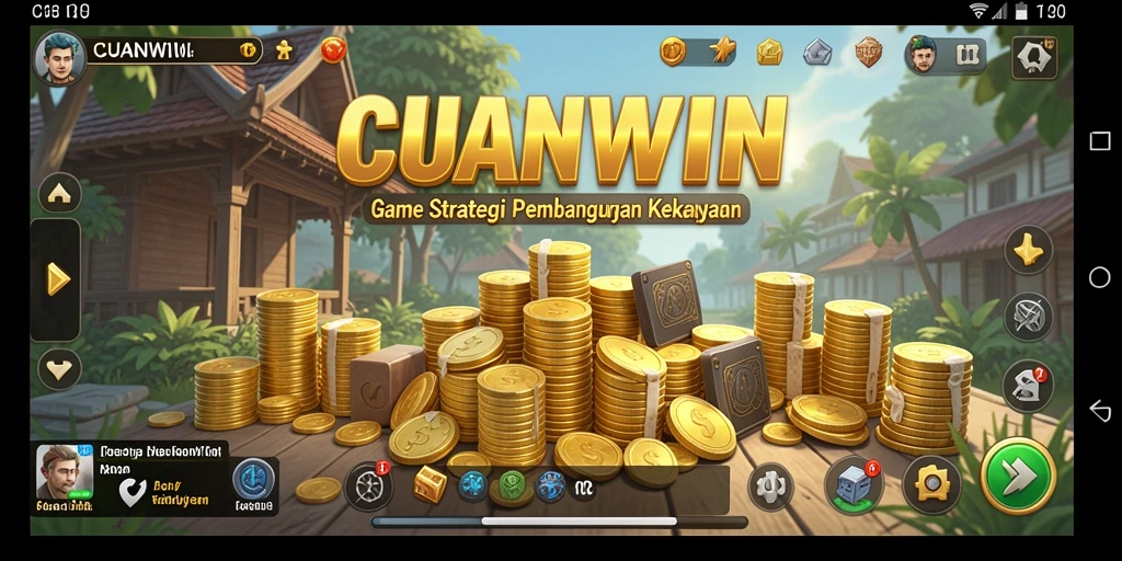 Tampilan gameplay CUANWIN dengan berbagai strategi pembangunan yang menarik.