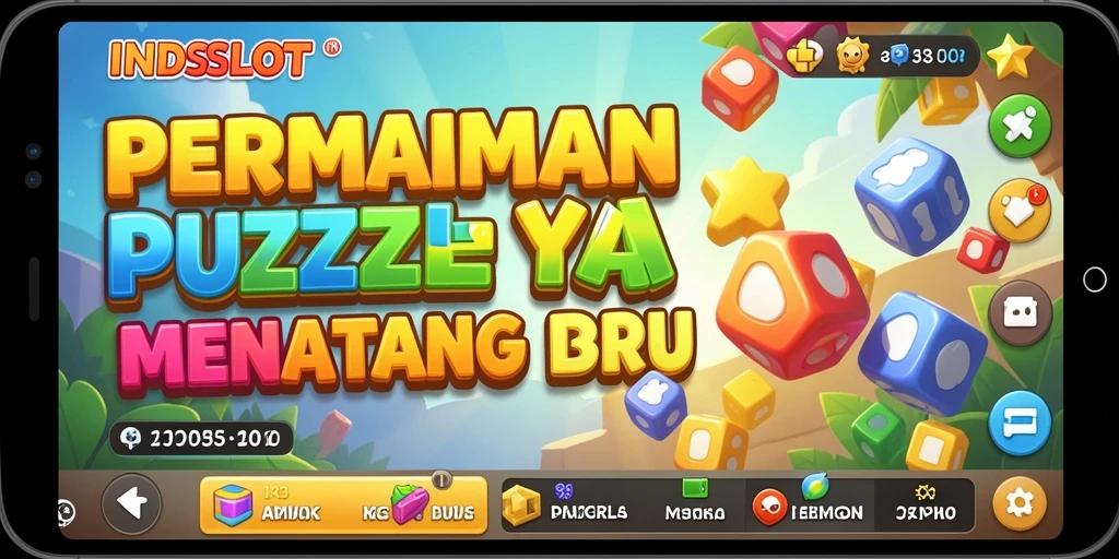Screenshot gameplay INDSLOT yang menunjukkan tantangan puzzle menarik.