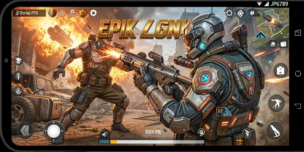 Tangkapan layar utama gameplay epik di JP6789.
