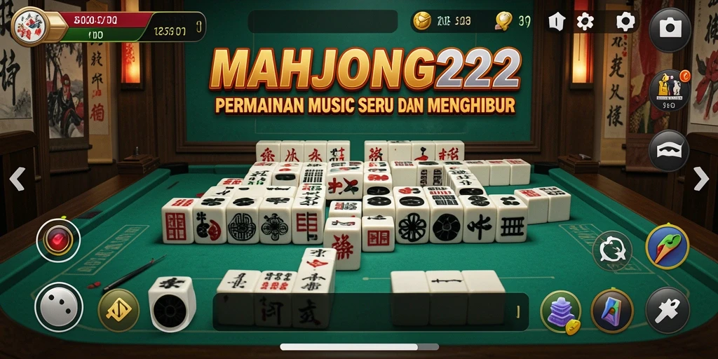 Tampilan menarik dari gameplay MAHJONG222 yang penuh energi.