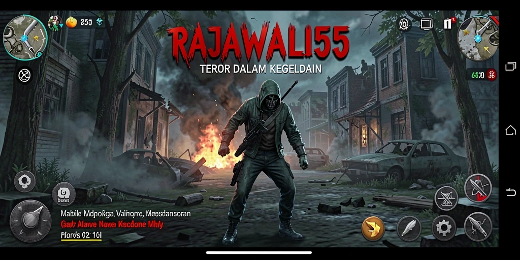 Screenshot gameplay RAJAWALI55 menampilkan suasana horor yang memikat dan menegangkan.