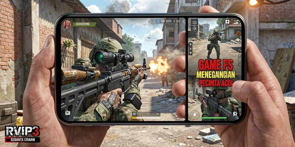 Tampilan gameplay RVIP3 yang mendebarkan dan menantang.