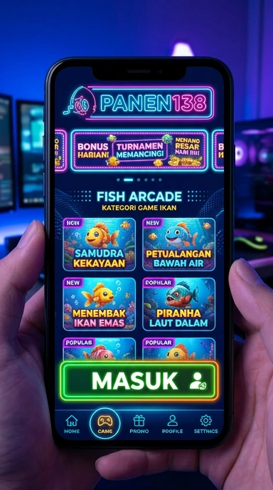 Screenshot dari aplikasi panen138 yang menunjukkan fitur unggulan.
